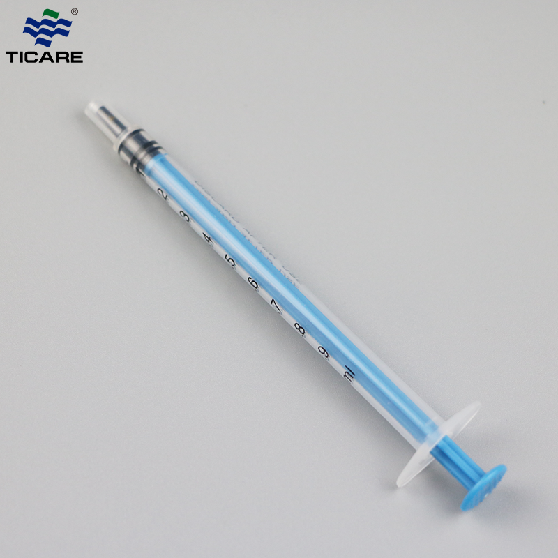 medical 1ml syringes 23g x 1 needle plastic tube 5cc glass pump 1ml 2cc 5 ml 3ml injection syringe