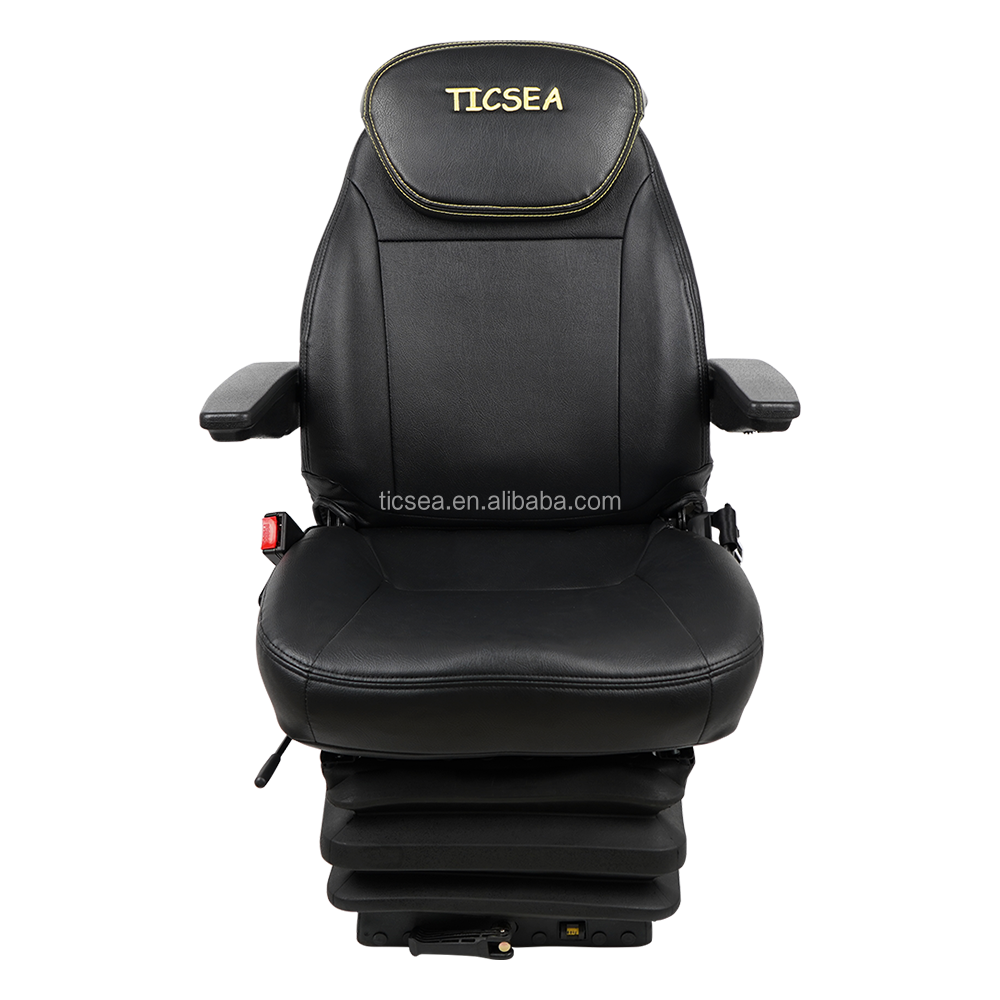 Grammer Style Luxury Mechanical Suspension Tractor Seat  with Adjustable Weight Suspension