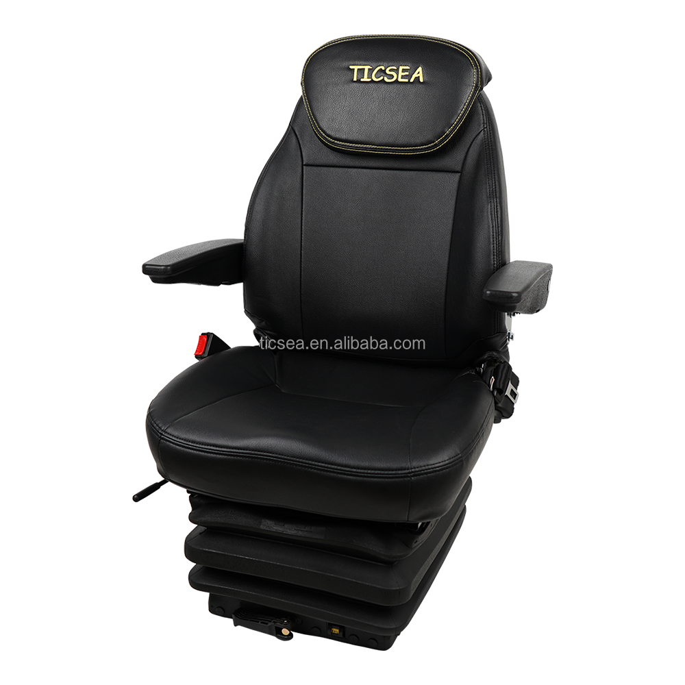 Grammer Style Luxury Mechanical Suspension Tractor Seat  with Adjustable Weight Suspension