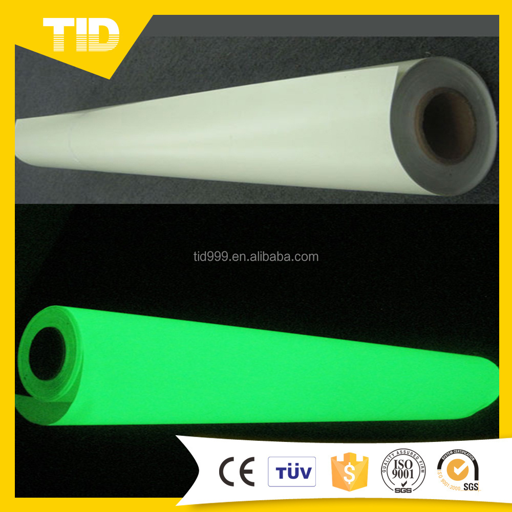 PVC Glow In The Dark Sticker Paper