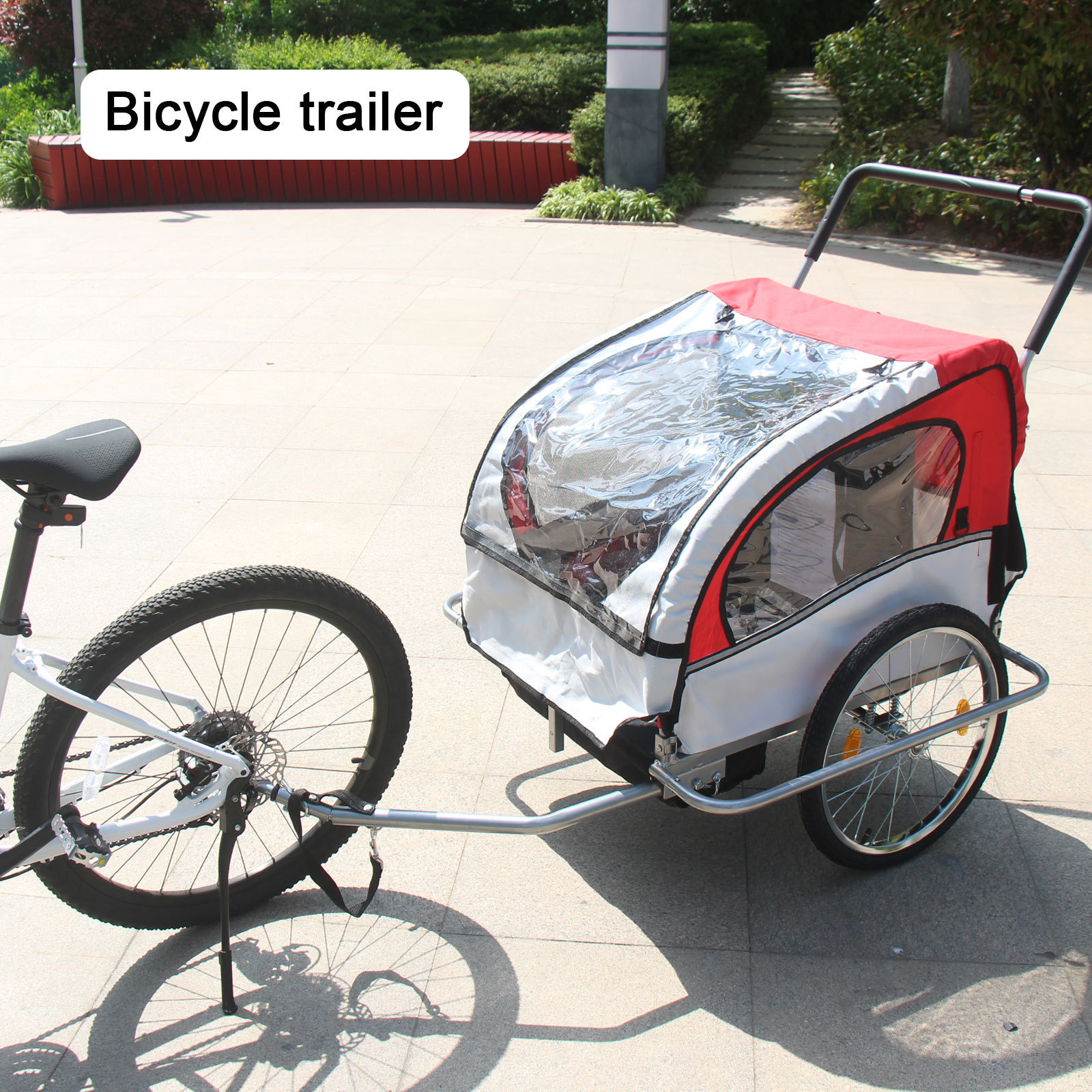 Bike Trailer for Kids, Pet & Kids Bicycle Trailer , Dog Bike Trailer with Tent