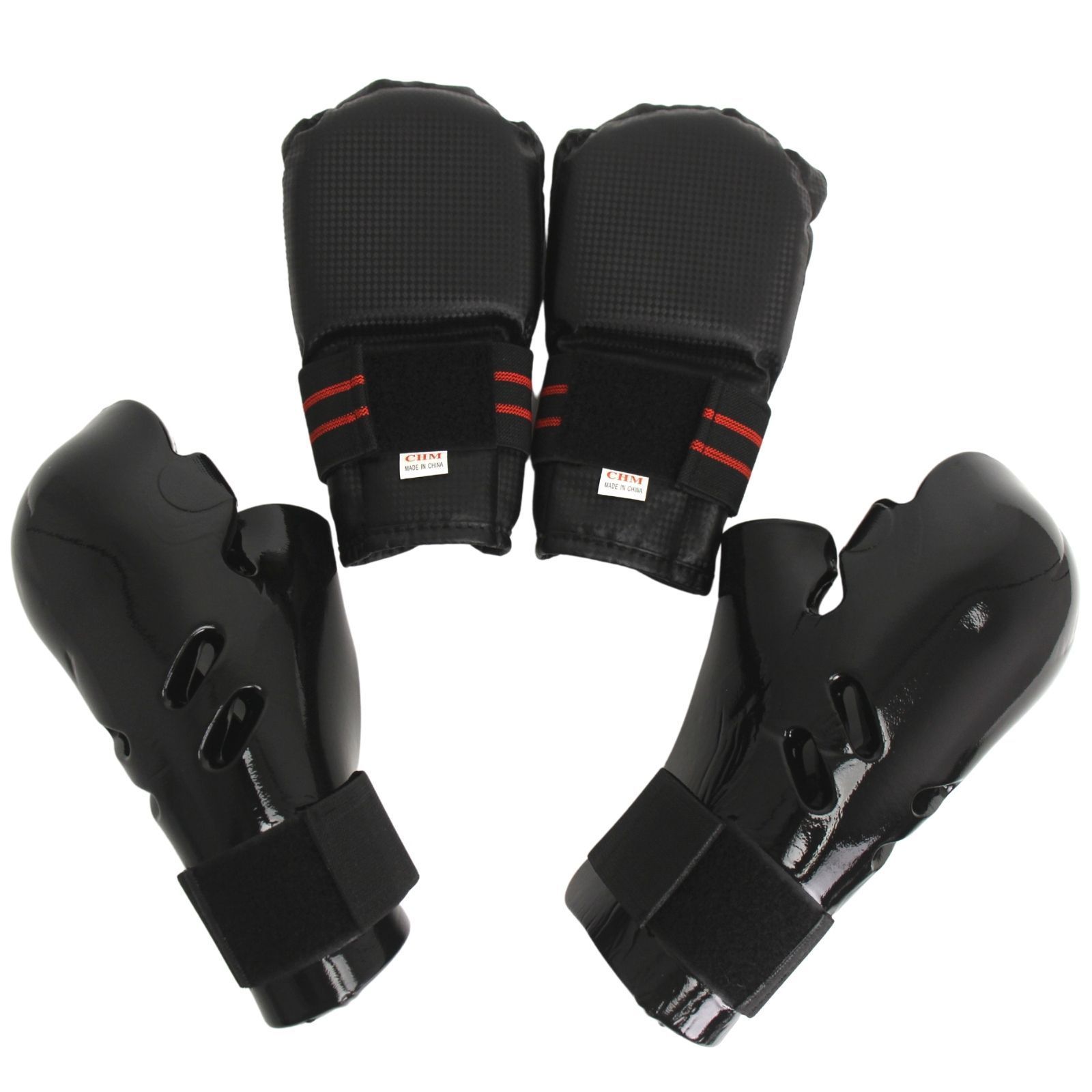 12 Piece Taekwondo Protector Equipment, Sparring Gear Set with Head guard, Chest protector, Foot guard and Hand guard