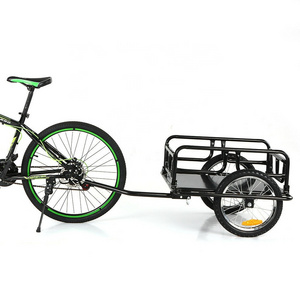 Foldable Bicycle Cycle Bike Cargo Trailer for Camping Tent Luggage Carry Transport