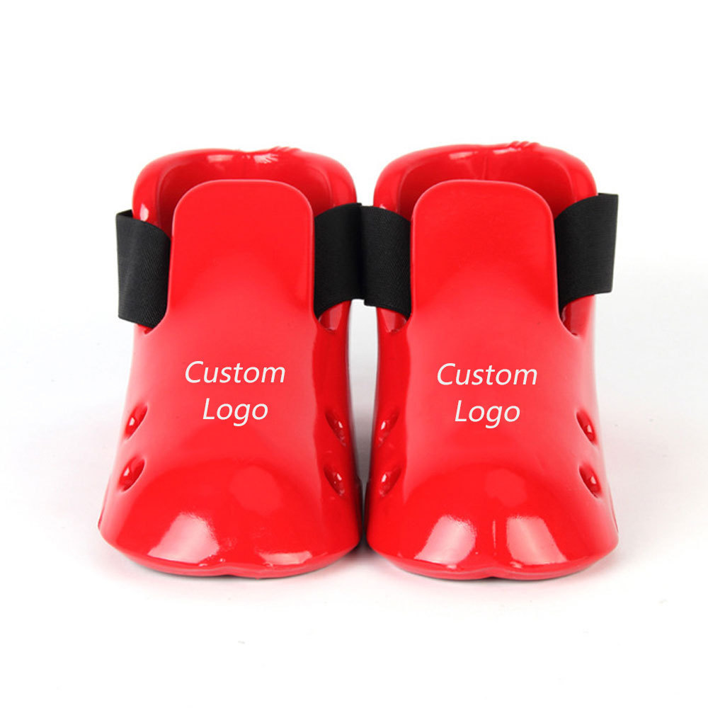 ITF Taekwondo Foot Protector Martial Arts Foot Guard for Karate MMA Sparring Gear with Factory Wholesale Custom