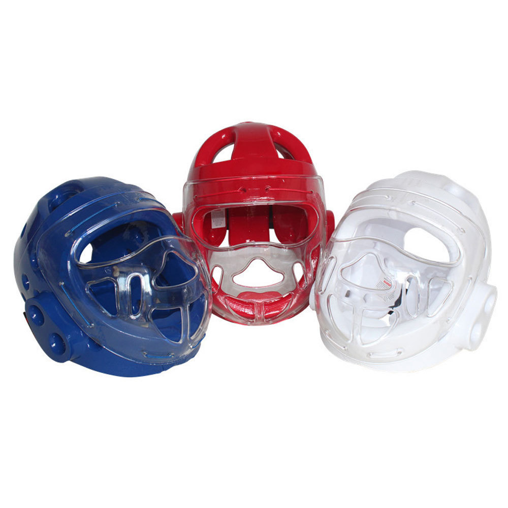 Dipped foam face shield mask  tae kwondo karate helmet protector head guard