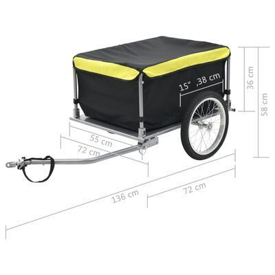 Bicycle Bike Cargo Foldable Trailer with Cover