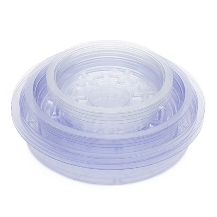 Clear Plastic Plant Seeding Plant Plastic  Saucer Flower Planter Pot Tray