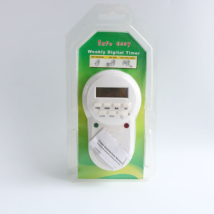 Hydroponics 24 hours digital timer switch socket