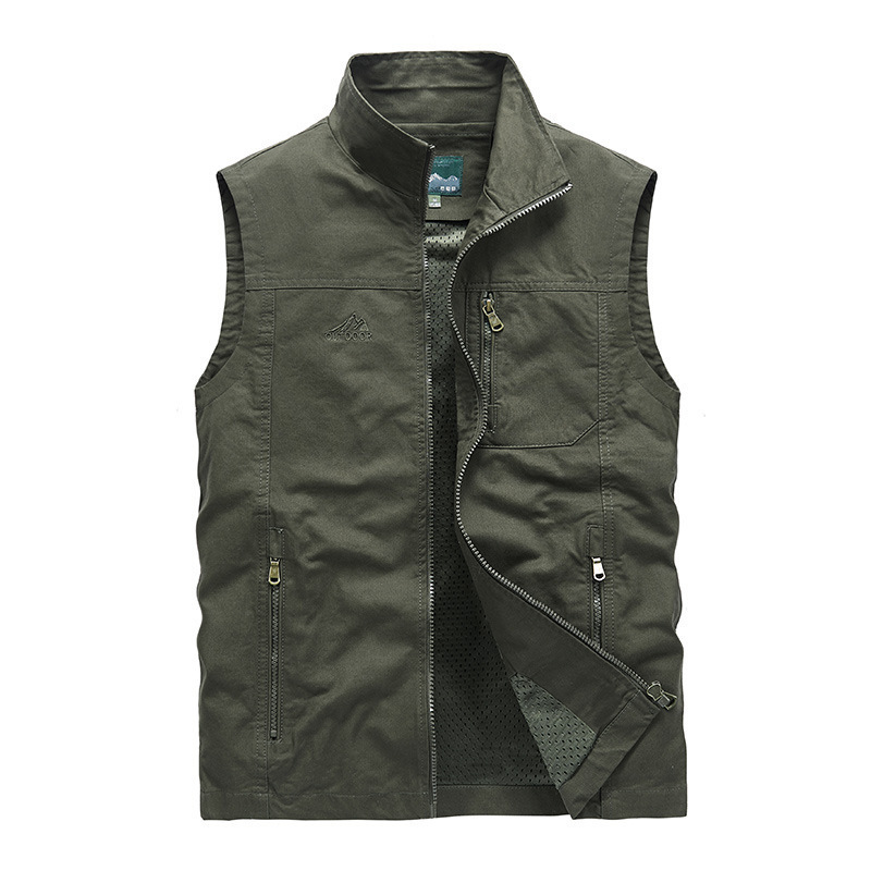 Men's Fishing Vest Utility  Travel Vest with Pockets Jacket vest