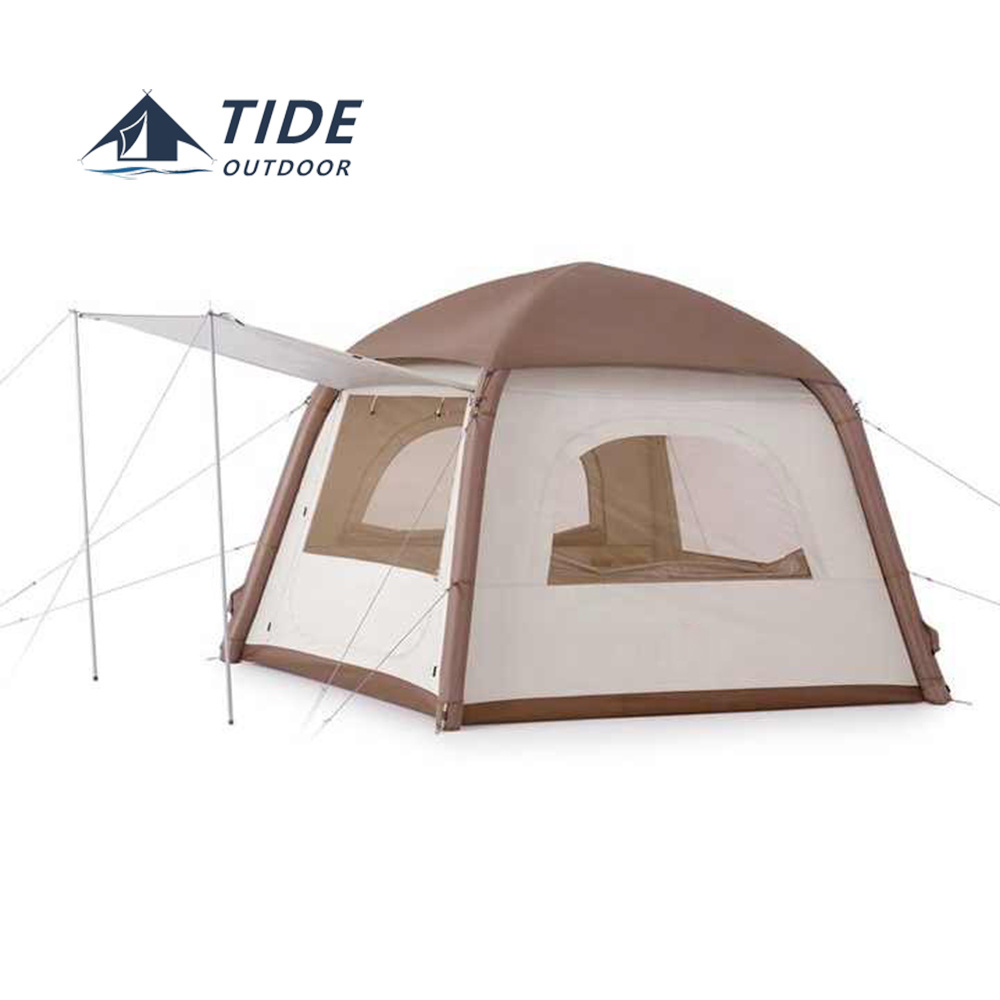 light weight oxford cloth automatic inflatable tent for trips  for 3 person waterproof tent