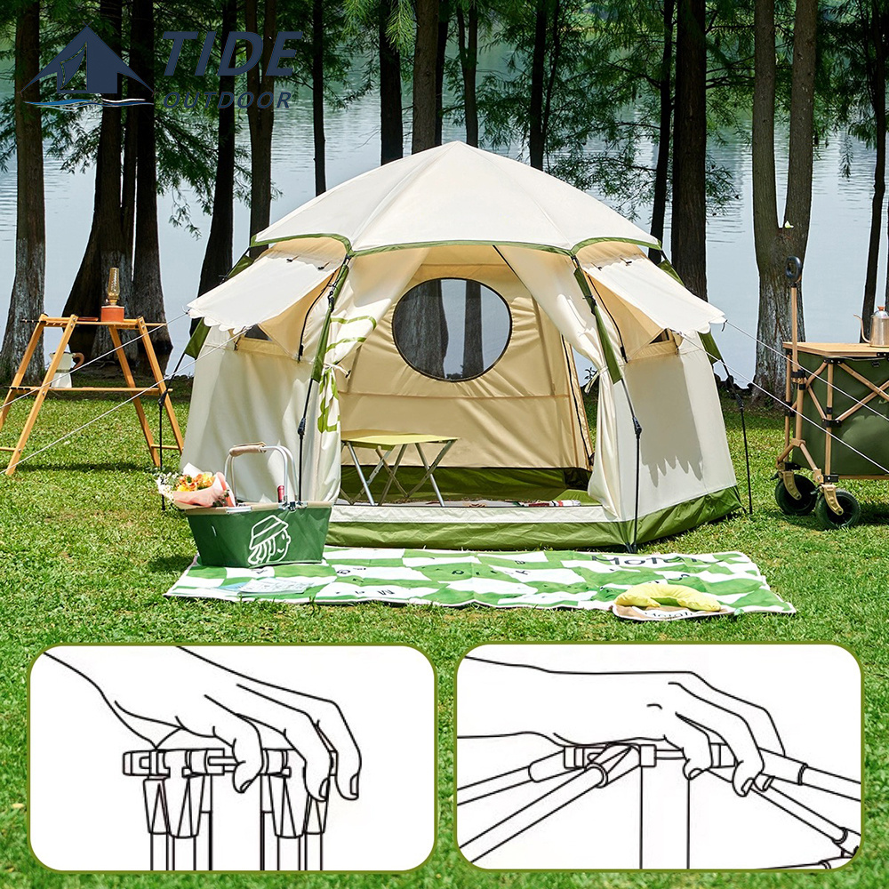 Tide folding pop up gazebo canopy event tent pop up camping tent