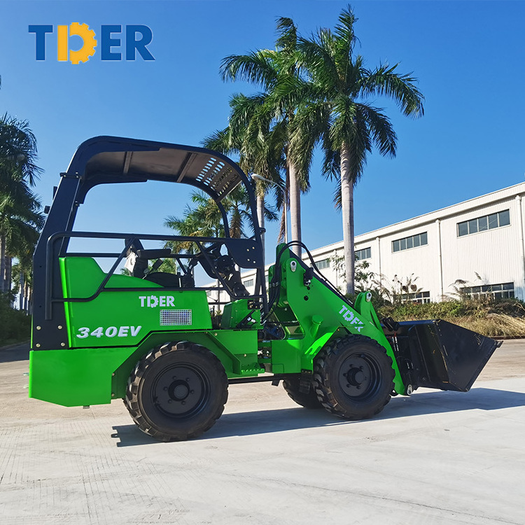 TDER hot sale multi function lithium battery  350kg loader farm garden 800 kg electric mini loader  400kg electric loader