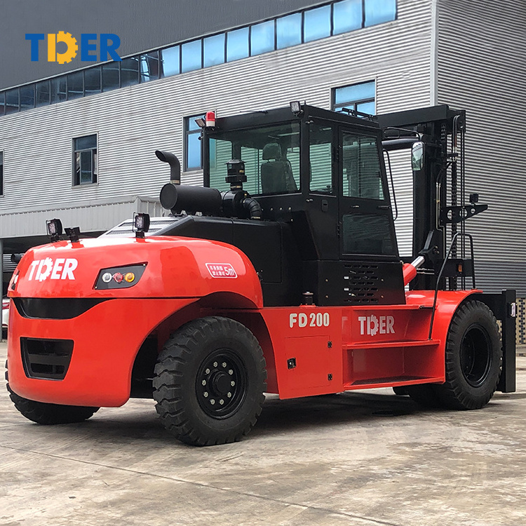 TDER Forklift carriage 12 ton 15 ton 16 ton 20 ton cabin diesel forklift