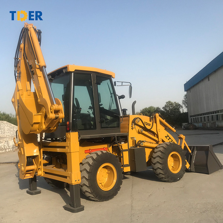 2024 TDER backho loader tractor backhoe excavator loader chinese backhoe loaders