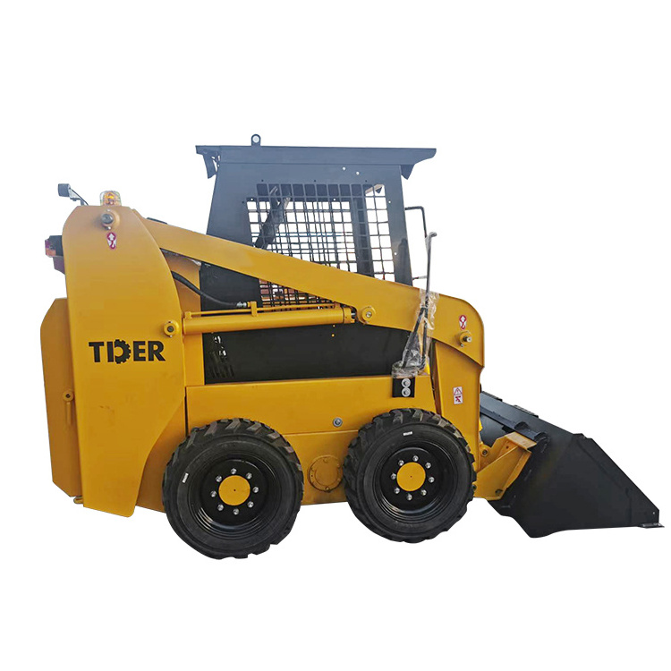 TDER Skid Steer Loader Sweeper 50HP 65 HP 75HP 100HP mini skid steer loader with attachment