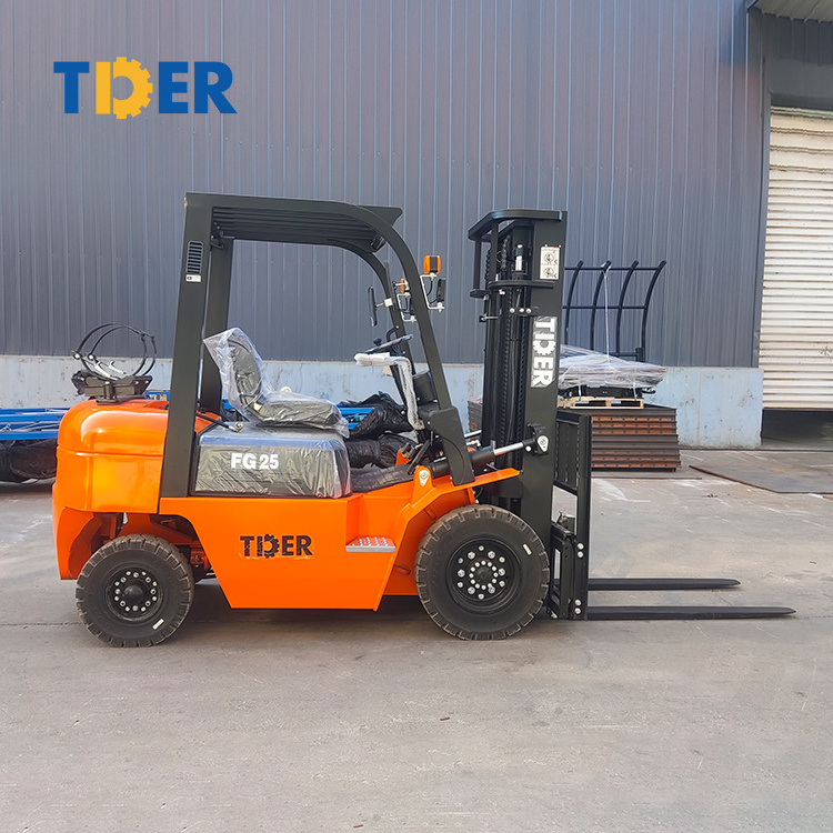 TDER Optional EPA engine 1.8ton 2ton gasoline lpg forklift 3t 3.5 ton 4 ton LPG forklift