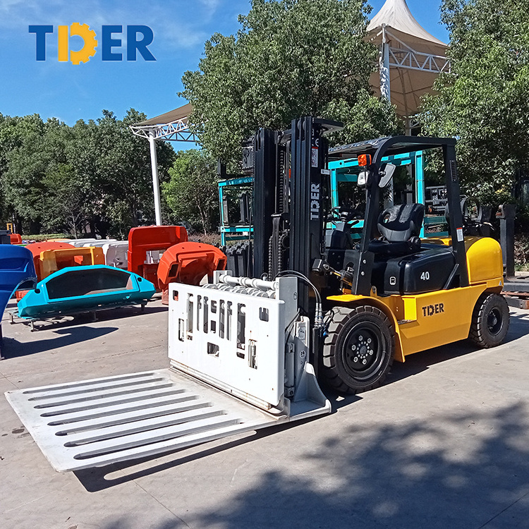 TDER push pull attachment Forklift with slip sheet attachment