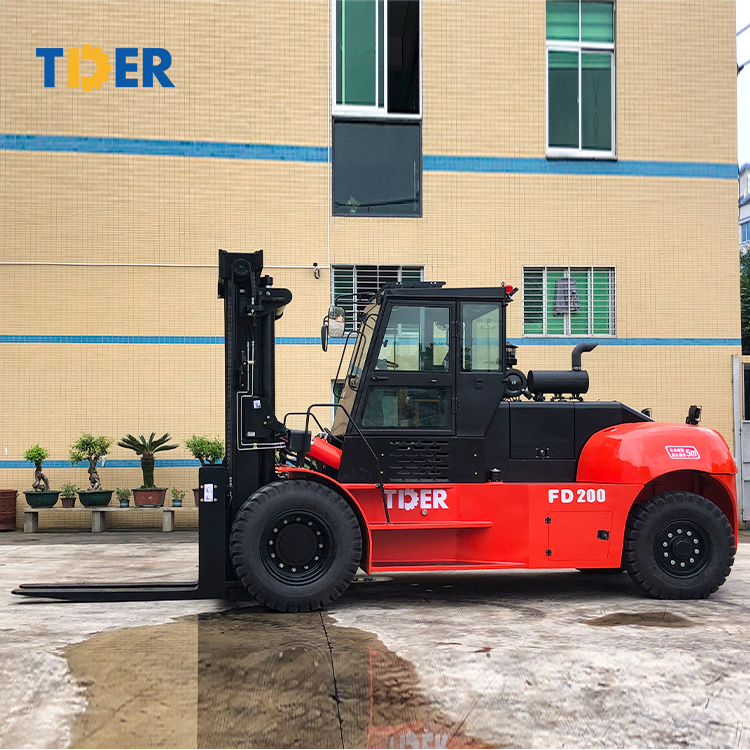 TDER Japan Heavy forklift China 20 ton 25 ton forklift price large diesel forklift with Side shifter