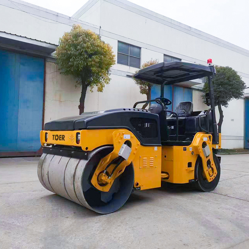 TDER new road machinery construction compactor 5 ton 6 ton 7 ton vibratory Single Drum road roller for sale