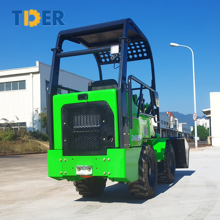 TDER hot sale multi function lithium battery  350kg loader farm garden 800 kg electric mini loader  400kg electric loader