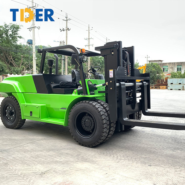 TDER shipping diesel container forklift 10 ton 15 ton forklift price chinese 10 ton forklift with CE ISO