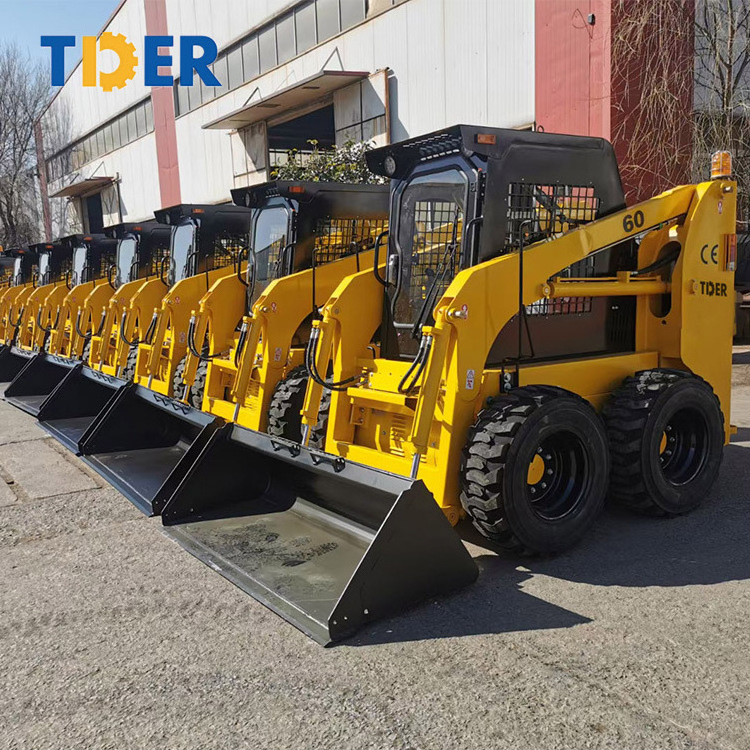 TIDER attachment skid loaders 700kg 850kg 1050kg mini skid steer loader for sale