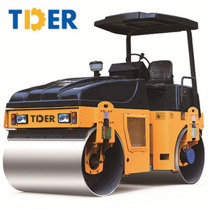 TDER 4 ton mini vibratory compactor small road roller for sale