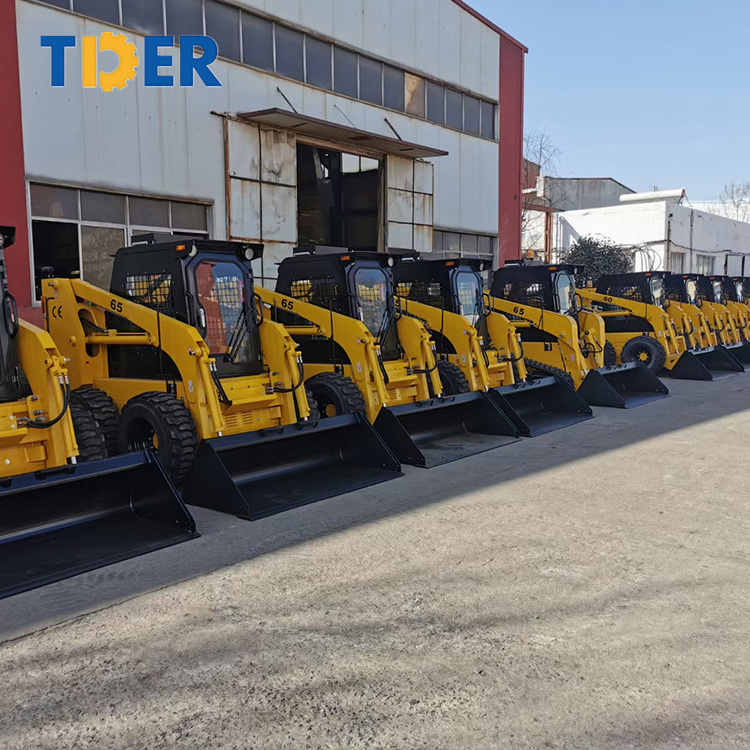 TIDER attachment skid loaders 700kg 850kg 1050kg mini skid steer loader for sale