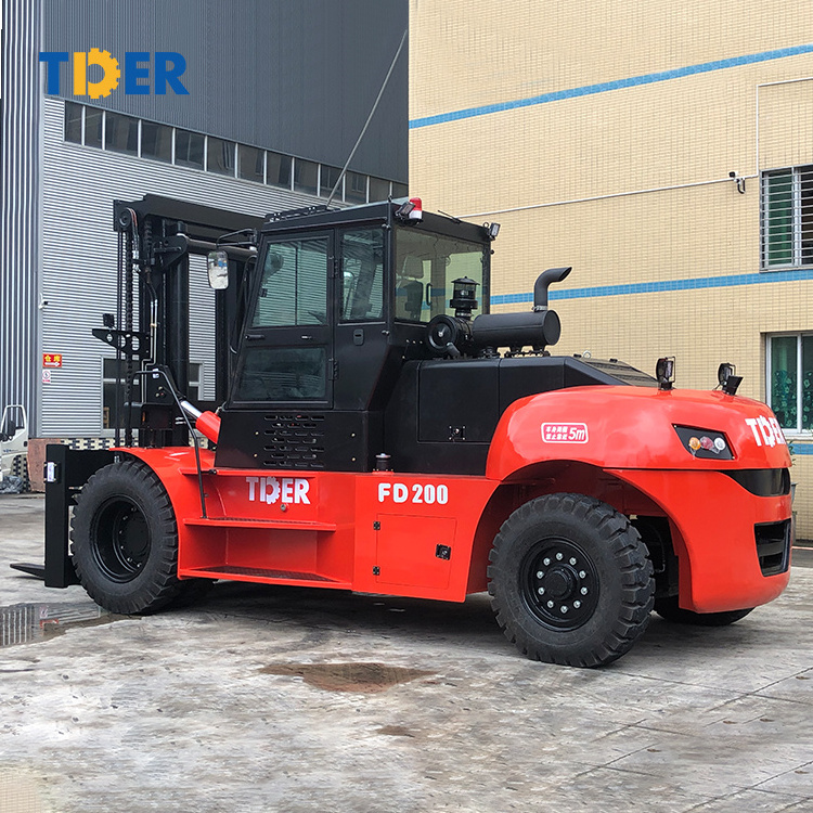 TDER Japan Heavy forklift China 20 ton 25 ton forklift price large diesel forklift with Side shifter