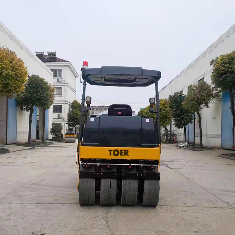 TDER new road machinery construction compactor 5 ton 6 ton 7 ton vibratory Single Drum road roller for sale