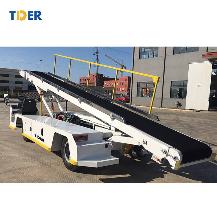 TDER  self-propelled aviation equipment aircraft baggage conveyor belt loader price