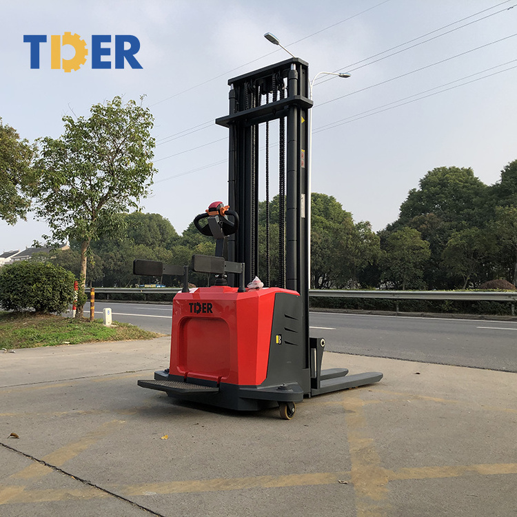 2023 TDER 1.5t electric forklift truck 2ton battery forklift pallet stacker small electric forklift