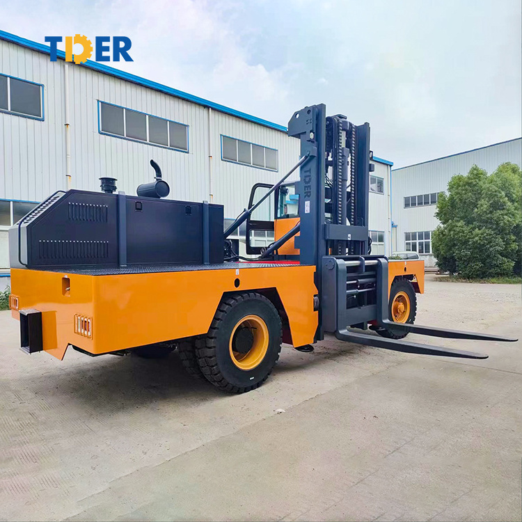 TDER FDS30 China Brand New side lift forklift 10 ton diesel side loader forklift truck for sale