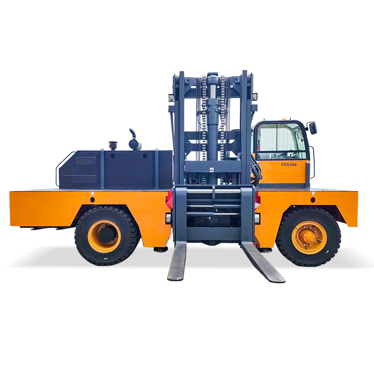 TDER FDS30 China Brand New side lift forklift 10 ton diesel side loader forklift truck for sale