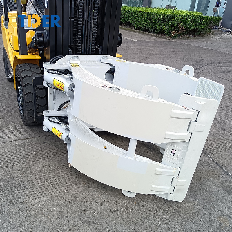 TDER forklift parts  lpg cylinder gasoline 3500kg 3.5ton lpg gas forklift with paper roll clamp