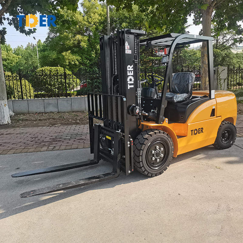 2023 TDER hot sale diesel forklift 4ton forklift truck diesel 4000kg forklift with 4.5m lifting height