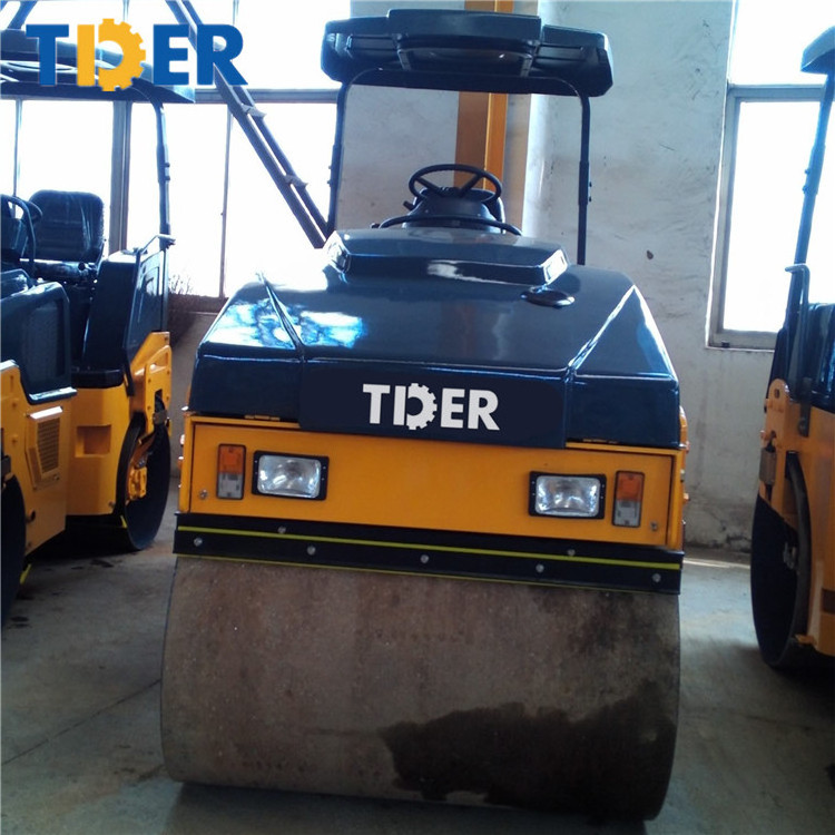 TDER 4 ton mini vibratory compactor small road roller for sale