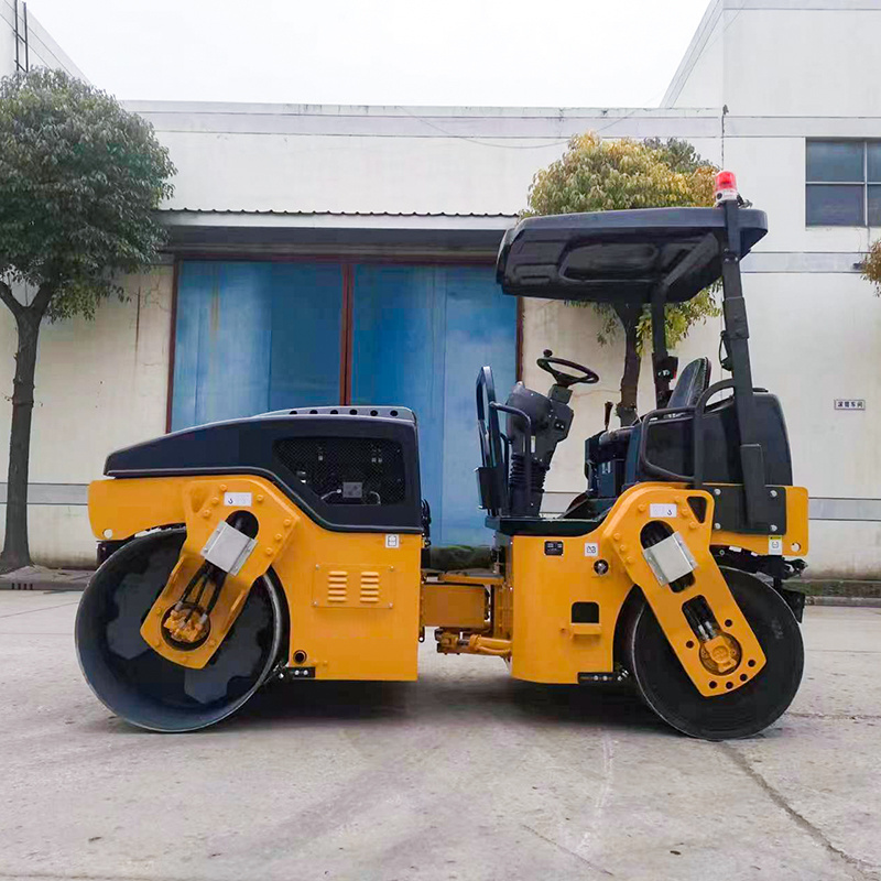 TDER new road machinery construction compactor 5 ton 6 ton 7 ton vibratory Single Drum road roller for sale