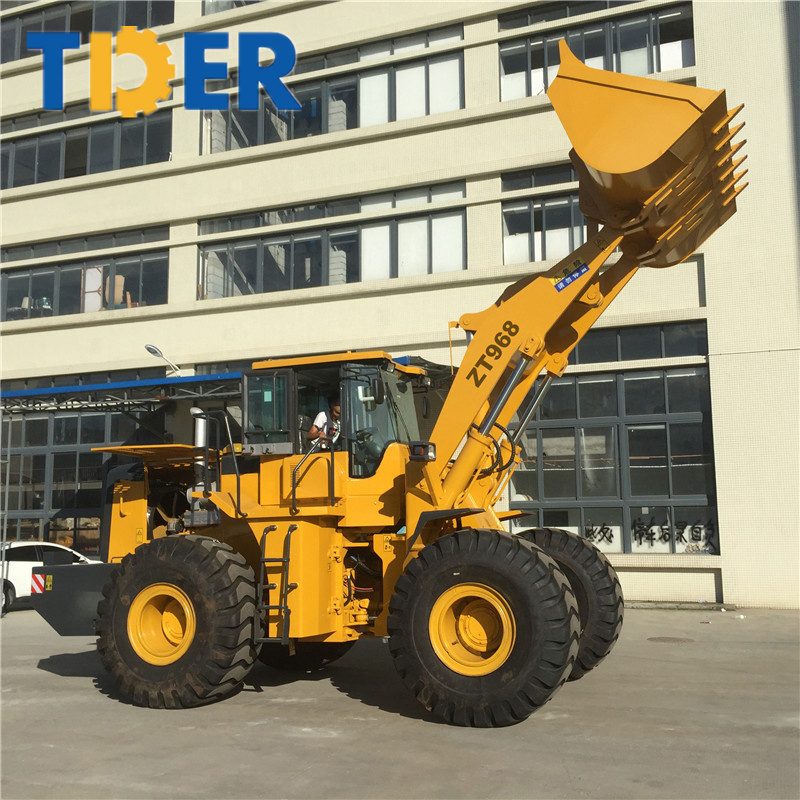 TDER Chinese Construction Machine 6 ton front end wheel loader for sale