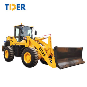 2023 TDER  lonking wheel loader ZT928 wheel loader machine 2ton 3ton wheel loader with fork