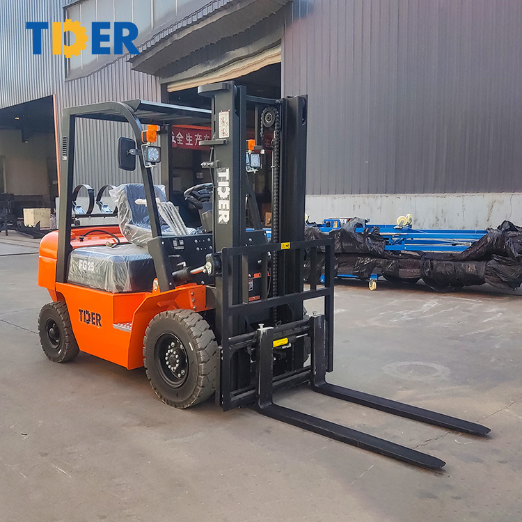 TDER Optional EPA engine 1.8ton 2ton gasoline lpg forklift 3t 3.5 ton 4 ton LPG forklift