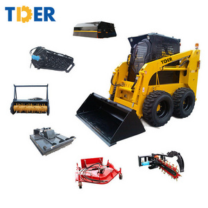 TDER mini 700kg 45hp 850kg 60hp mini skid steer loader for sale uk