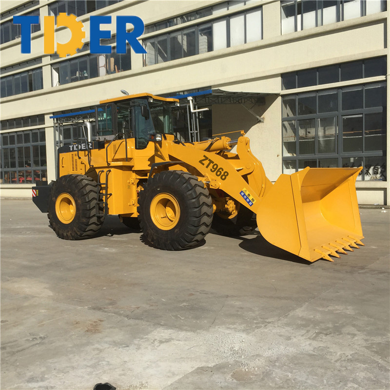 TDER Chinese Construction Machine 6 ton front end wheel loader for sale