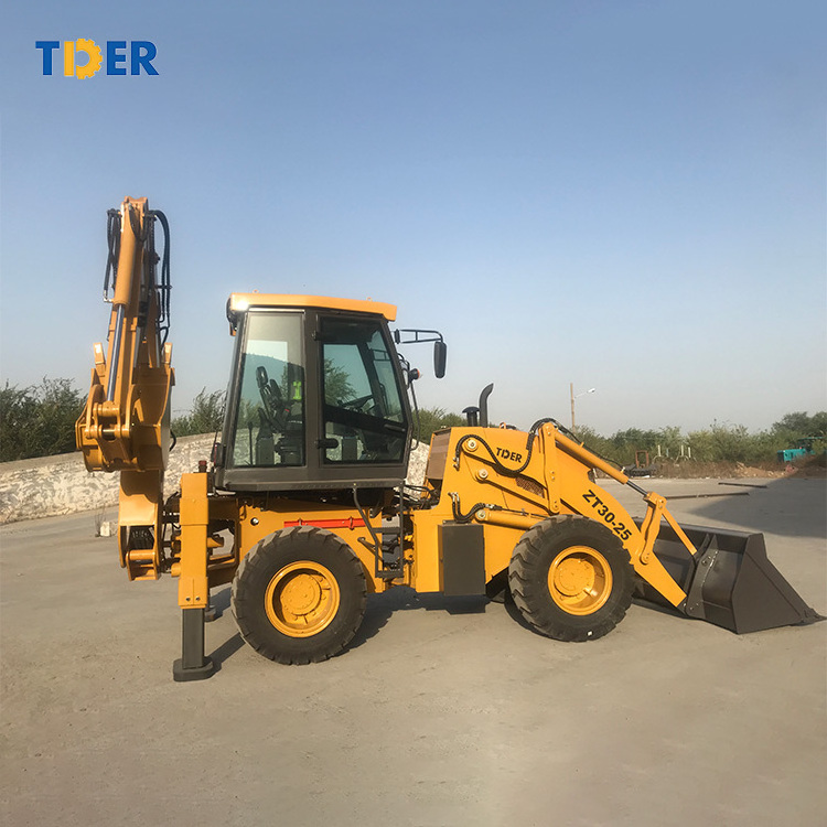 2024 TDER backho loader tractor backhoe excavator loader chinese backhoe loaders