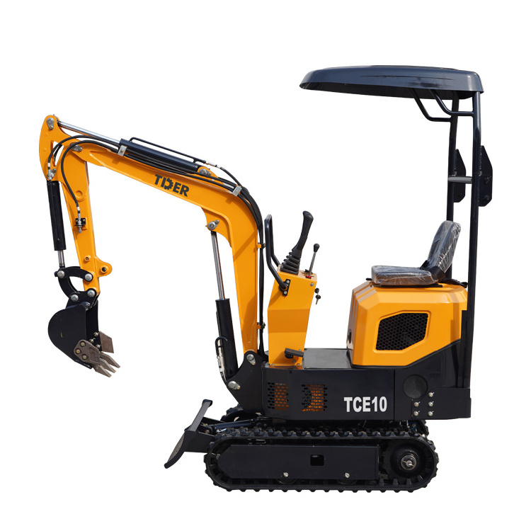 TDER hydraulic crawler excavator 1 ton 1.5 ton 1.8 ton 2 ton mini excavator 2 ton diesel with EPA euro 5 engine