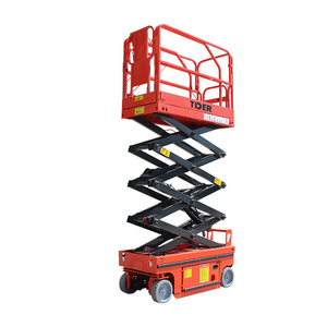 TDER electric scissor lifts self moving aerial work platform 230KG 320KG 450KG 500KG hydraulic scissor lifts for sale