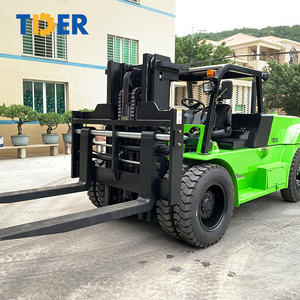 TDER shipping diesel container forklift 10 ton 15 ton forklift price chinese 10 ton forklift with CE ISO