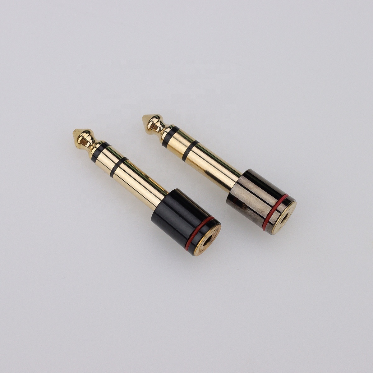 6.35mm Male Plug to 3.5mm Jack 3 Pole Female Connector Stereo Plug Headphone Audio Adapter Microphone Converter