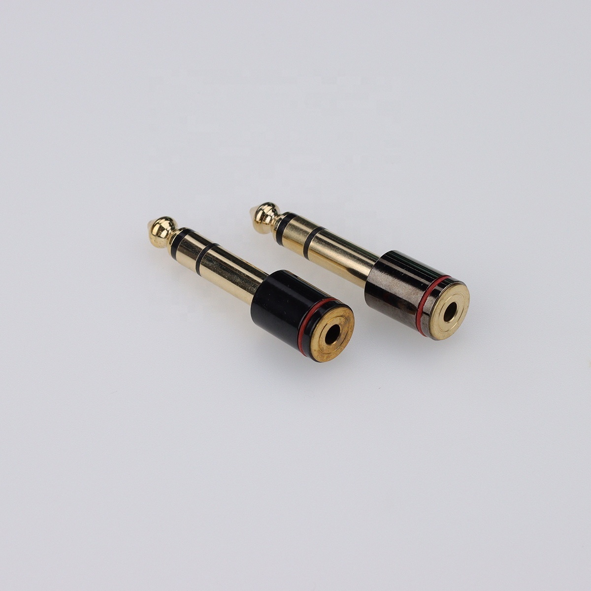 6.35mm Male to 3.5mm Jack Stereo Female Connector Audio Adapter Gold-Plated Speaker Microphone Plug Converter