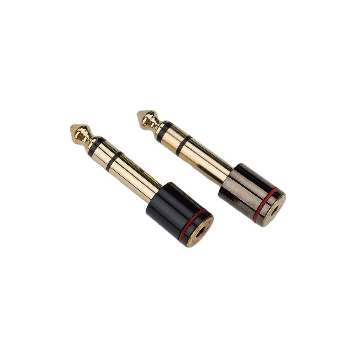 6.35mm Male to 3.5mm Jack Stereo Female Connector Audio Adapter Gold-Plated Speaker Microphone Plug Converter